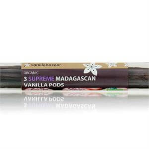 Vanillabazaar 3 Supreme Organic Madagascan Vanilla Pods